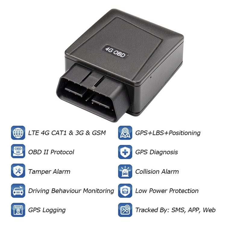Best Navigation 2g 4G OBD Smart Car System Devise OBD2 GPS Tracking with Fuel Level Sensor