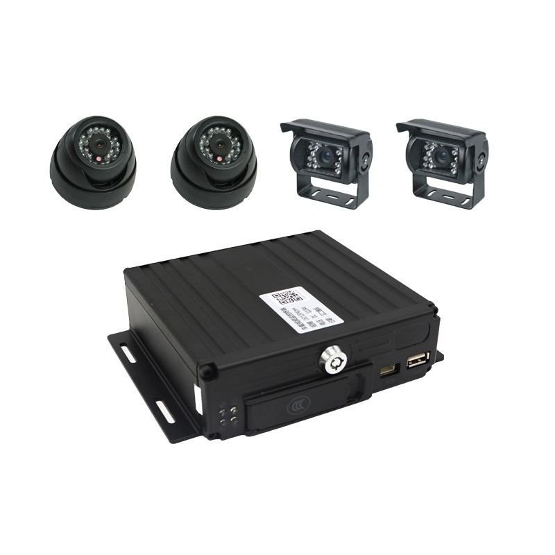 CCTV Camera with DVR Vehicle Tracking System for Fleet Management 4CH Digital Video Recorder Mobile DVR