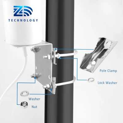 Antenna 4G LTE esterna Omni di alta qualità per esterni con N Connettore antenna cilindro 698 MHz