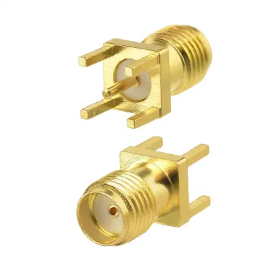 Connettore RF diritto per montaggio su scheda per circuito stampato con presa femmina SMA Adattatore per antenna Wireless 4G LTE Industrial Gateway Router