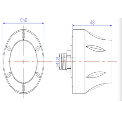 Antenna a vite combinata GL-Dy062 1575,42 MHz GPS/Glonass+GSM