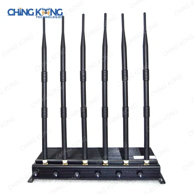 6 antenne utilizzate in auto GSM 3G 4G 2.4G LoJack Jammer GPS