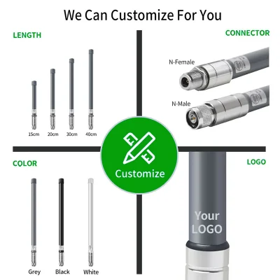 Helium 868 MHz 915 MHz Wi-Fi per esterni FRP Omni Lora Communication Dual Antenna a banda