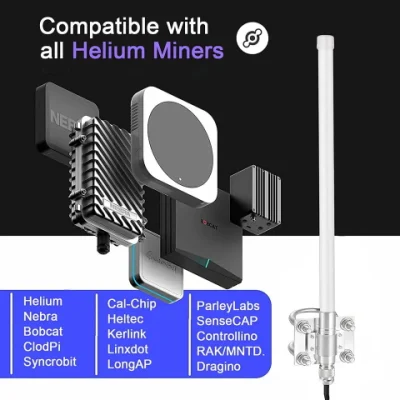 Antenna in fibra di vetro maschio GSM/2,4 GHz WiFi/3G/4G LTE N.