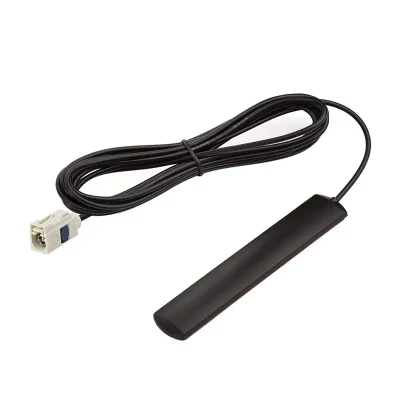 Radio FM AM da 115 mm Fakra B con connettore bianco e attacco adesivo Antenna per auto