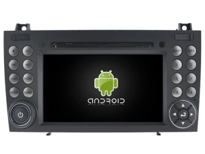 Witson Quad-Core Android 11 DVD GPS per auto Mercedes-Benz Slk200/Slk280/Slk350/Slk55 2004-2012 supporta l&prime;uscita video completa per il monitor secondario come Mirror link