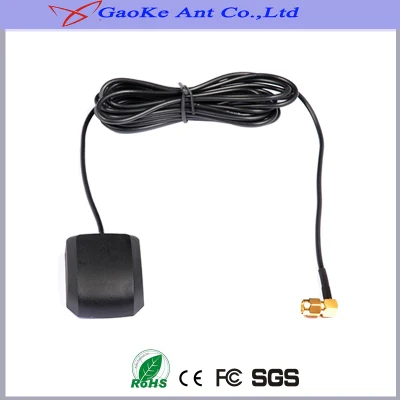 Antenna esterna GPS con montaggio magnetico o adesivo, connettore GT5 e ricevitore GPS con cavo RG174