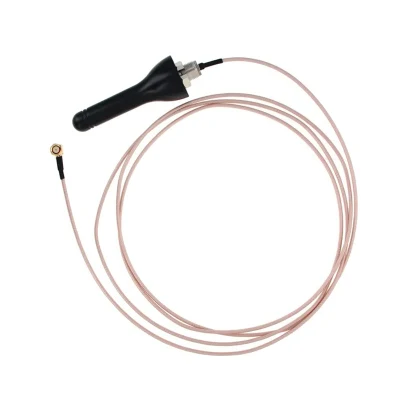 Antenna impermeabile per montaggio a vite per esterno da 433 MHz con antenna da 2 m. Cavo RG316