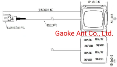 3m adesivo+magnetico nuovo prodotto Prezzo buono antenna GPS passiva