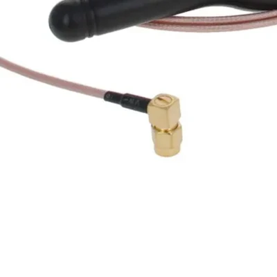 Antenna impermeabile per montaggio a vite per esterno da 433 MHz con antenna da 2 m. Cavo RG316