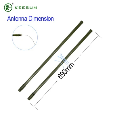 Antenna di comunicazione Omni in fibra di vetro per esterni impermeabile 4G 6 dBi da 890 MHz