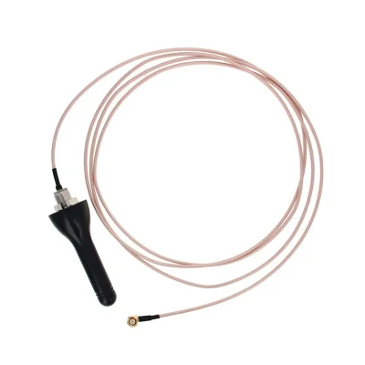 Antenna impermeabile per montaggio a vite per esterno da 433 MHz con antenna da 2 m. Cavo RG316