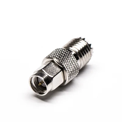 Adattatore maschio SMA diritto a presa UHF femmina SO239 Connettore RF 50 ohm 6 GHz nichelatura