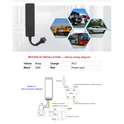 Sistema GPS Mini Small Car per veicoli flotta antifurto in tempo reale Dispositivo di tracciamento