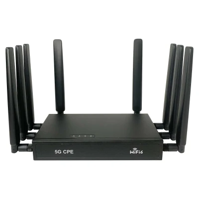 WIFI wireless 802.11ax WiFi6 Dual Band 5g LTE CPE 2,4G e 5g Router con 8 antenne esterne segnale più forte copertura più ampia 5g/4G Slot SIM classe industriale