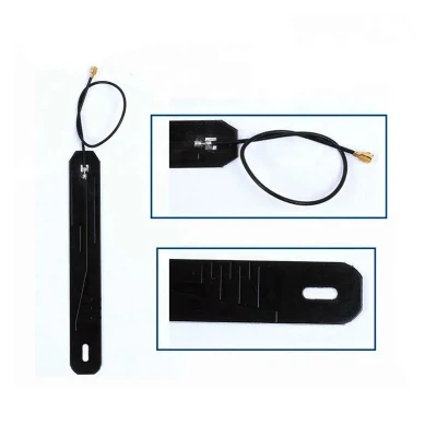 Antenna interna per circuito stampato 4G LTE WiFi 3dBi 3G nera da 95*14*0,8 mm Con Ipex