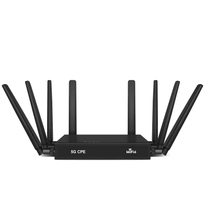 WIFI wireless 802.11ax WiFi6 Dual Band 5g LTE CPE 2,4G e 5g Router con 8 antenne esterne segnale più forte copertura più ampia 5g/4G Slot SIM classe industriale
