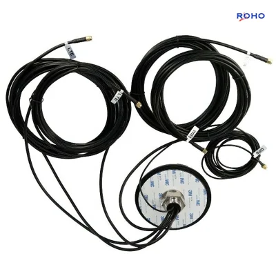 Antenna combinata 5 in 1 impermeabile per esterni LTE 4G WiFi Antenna GPS combinata a montaggio a vite con connettore SMA