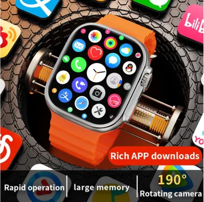 S9 Ultra New Cellular versione 4G5g Card Phone mano rapida Smart Watch Tiktok con Smart Watch con videocamera angolare girevole