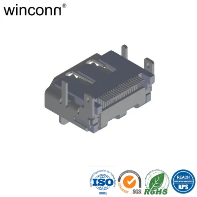 HDMI 19p ATX;BTX;FPC;FFC;LVDS;connettore;presa IC;RJ45;RJ11;USB;1394;DIN;PCIe;Serial ATA;WTB;BTB;WTW;RF;D-SUB;DVI;NGFF;M2;SIM;scheda di memoria;batteria;connettore Pogo pin