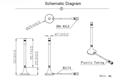 Antenna esterna LTE con montaggio a magnete ad alto guadagno e antenna omnidirezionale Antenna di comunicazione 4G a lungo raggio
