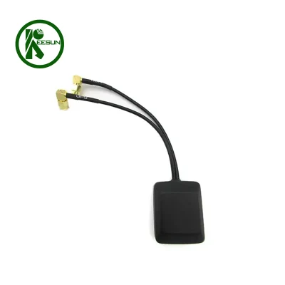 1,5dBi Dual Cable GSM 2g+GPS antenna combinata esterna per auto Antenna combinata ad alto guadagno