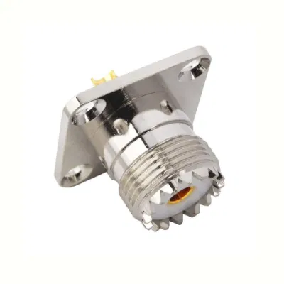 Connettore coassiale RF femmina UHF SO239 per montaggio a pannello per Antenne sistema di comunicazione digitale satellitare Wi-Fi