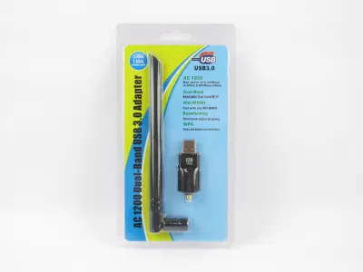 Adattatore WiFi USB dual band 2,4G/5,8g 1200 Mbps USB 3.0 Wireless Dongle WiFi di rete