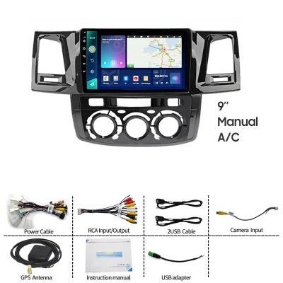 Navigazione GPS per auto Android Fortuner SW4 Hilux Vigo