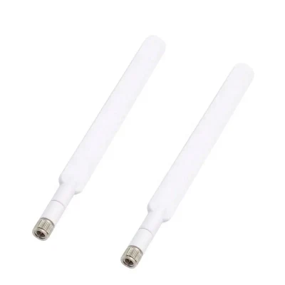 Antenna 4G LTE 10 dBi bianca con connettore maschio SMA esterno