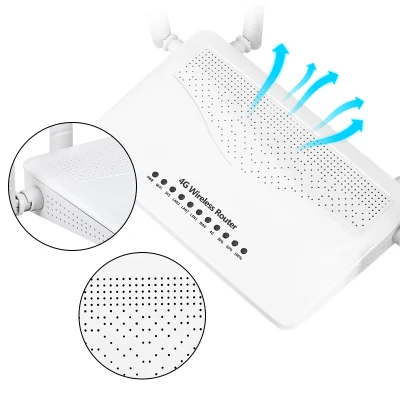 3G 4G LTE WiFi CAT6 Cat 6 300 Mbps RJ11 RJ45 Router Wi Fi dual band con antenne esterne rimovibili