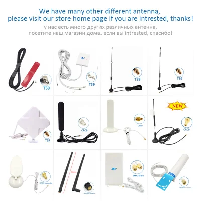 Router hotspot mobile mi-Fi Extender WiFi per Huaweib618/8372-153/E5577/E5573 3G 4G Antenna TS9 esterna 3 dBi