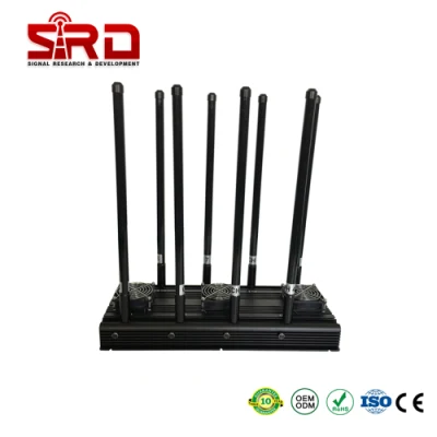 Segnale RF 93W Desktop 6 antenne multibande WiFi Bluetooth Mobile Schermatura di segnale per misuratori Network50