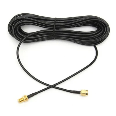 Cavo di prolunga per antenna WiFi, spina RP SMA per router Wi-Fi Connettore del cavo D-link