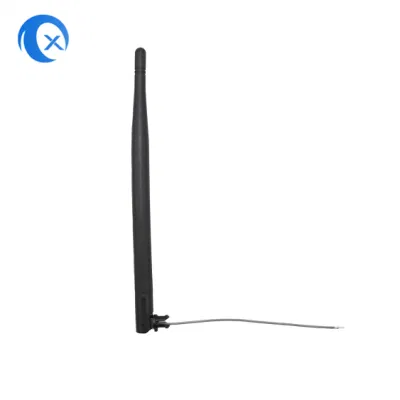 Antenna Nonidirezionali IoT Lora a 915 MHz nera girevole con volare Filo saldabile