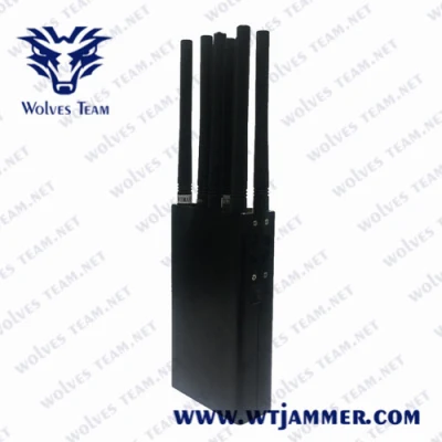8 antenne dispositivo portatile Wi-Fi Bluetooth Signal Jammer GPS Signal Blocker/ GSM CDMA 3G 4G cellulare Jammer
