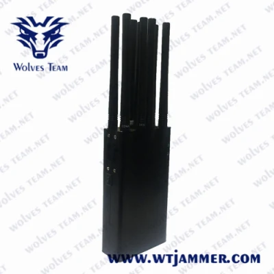 8 antenne dispositivo portatile Wi-Fi Bluetooth Signal Jammer GPS Signal Blocker/ GSM CDMA 3G 4G cellulare Jammer