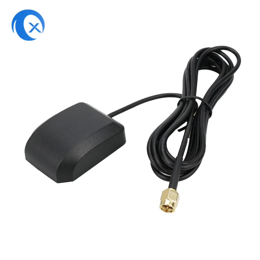 1575.42MHz GPS Antenna with Two Amplification Car DVD Navigation GPS Active Antenna 3m Meters SMA Male Connector
