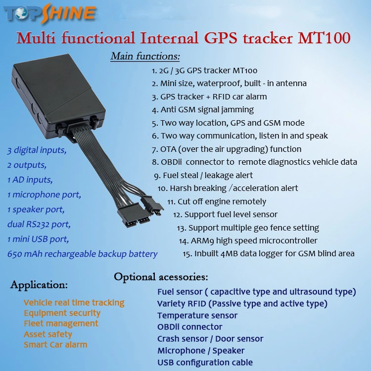 Latest Fleet Management 4G Vehicle GPS Tracker with RFID Alcohol Sensor Fuel Monitoring