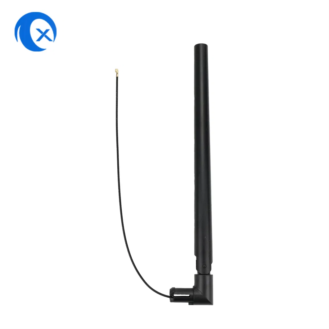 Swivel Rubber Ducky 2.4GHz 5.0 GHz Omnidirectional WiFi Antenna for Router Ap with Flying Lead/Integrated Cable with U. FL Female Connector