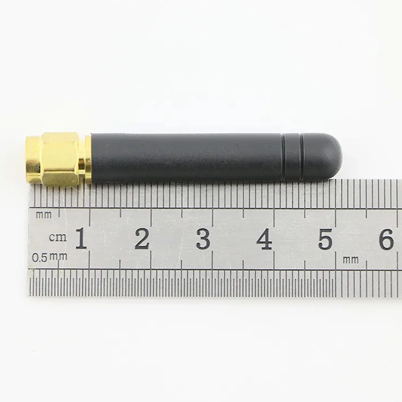 5cm Length GSM 850MHz 900MHz 1800MHz 1900MHz Antenna, 2.4GHz Rubber Antenna SMA Male Connector 2.4G WiFi Antenna 3G 4G 5g Antenna