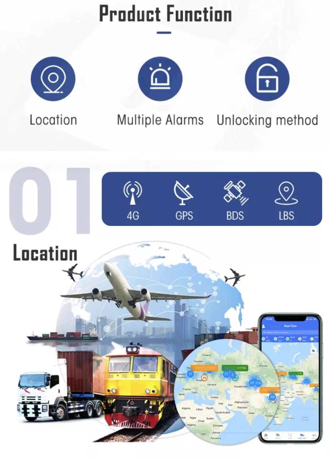 Jointech 709c GPS Container Navigation E-Seal Cargo Logistic Location Truck GPS Tracker Electronic Seal Smart Lock