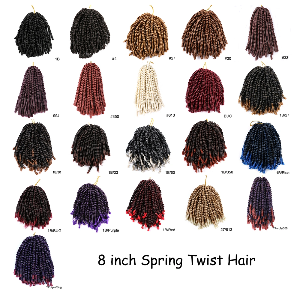 Fashion Style Extensions Twist Hair Crochet Braiding Spring Twist