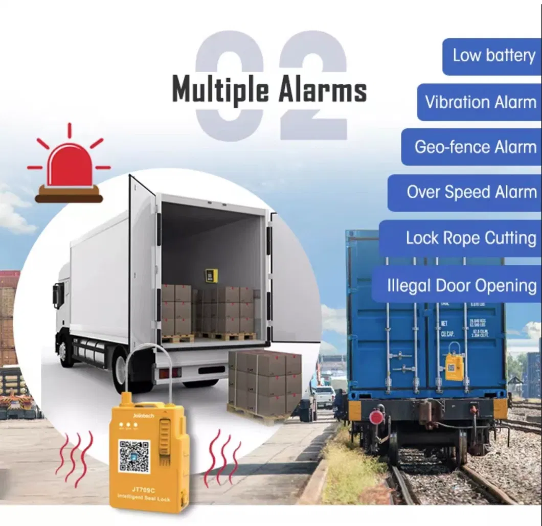 Jointech 709c GPS Container Navigation E-Seal Cargo Logistic Location Truck GPS Tracker Electronic Seal Smart Lock