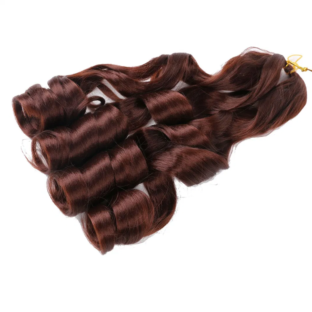 French Curls Braiding Hair Extension Synthetic Fiber Loose Wave Braiding