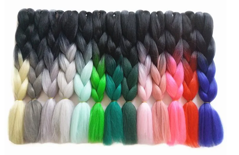 Soft Synthetic Hair Jumbo Braiding Hair Xpression