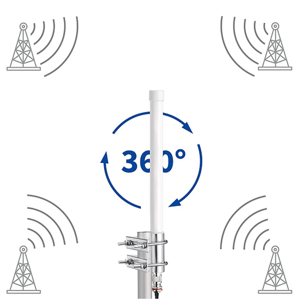 2.4&5.8g WiFi 5g 433MHz 470MHz GPS Outdoor Fiberglass Antenna