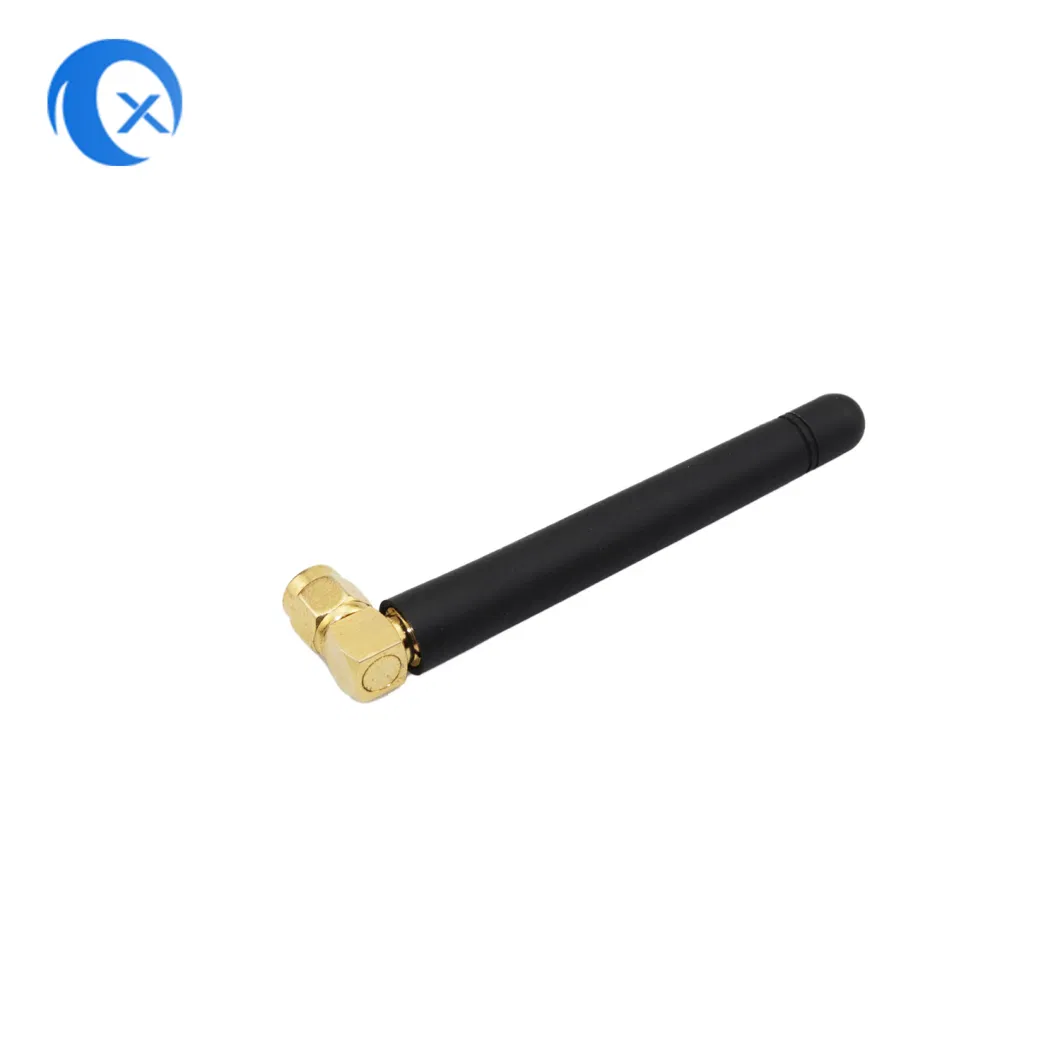 Quad-Band SMA Right Angle 433MHz GSM Rubber Antenna for GSM