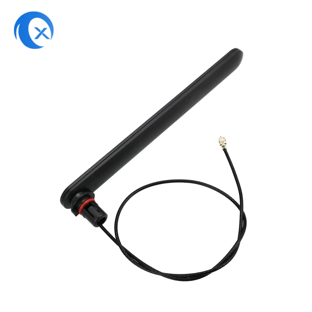 2.4G 5.8g Dual-Band Omnidirectional WiFi Antenna 2dBi Paddle Antenna with Flying Lead for IP Camera