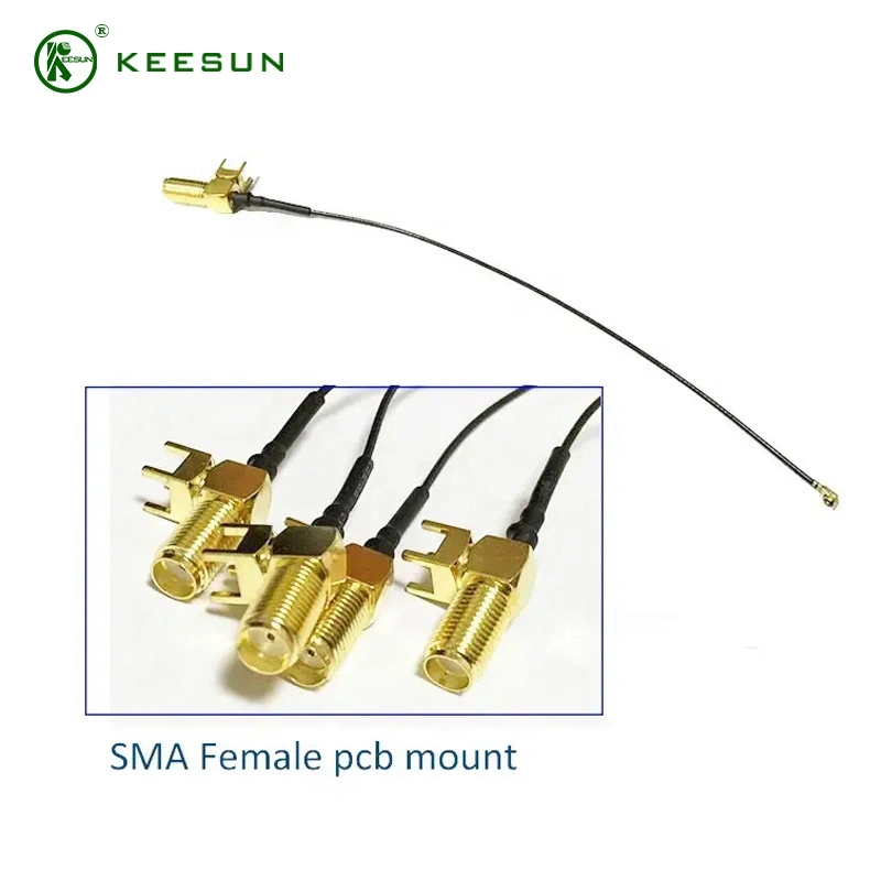 90 Male to SMA Male Rg316 RF Coaxial Cable